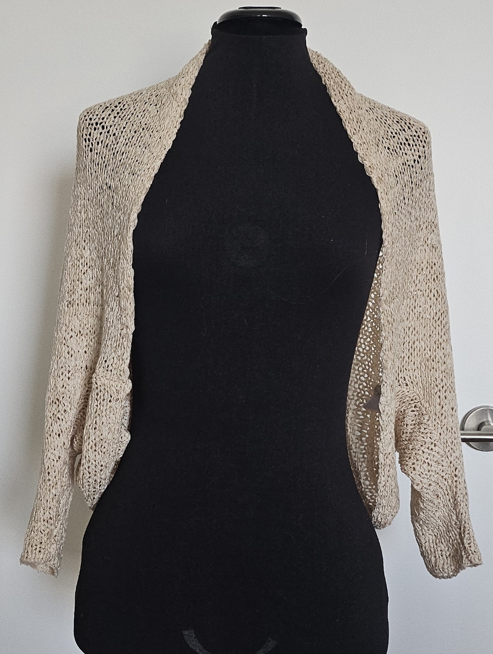 Rienda Gyaru Slouchy Batwing Bolero Dolman Knit Cardigan